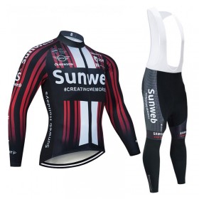 Completo Maglia ML + Pantaloncino con bretelle ML 2020 Team Sunweb N003